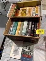 2 BOXES OF WAR / HISTORY BOOKS OF ALL KINDS
