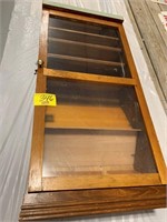 39" X 19" HOMEMADE WOODEN CAR DISPLAY CASE