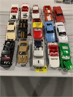 15 PLASTIC MODEL CARS