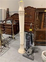 65" TALL CERAMIC FLOOR LAMP, KIRBY VACUUM