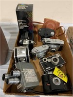 FLAT W/ FILM CAMERAS OF ALL KINDS - UNTESTED