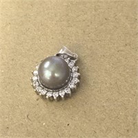 925 Sterling Silver Fresh Water Pearl Pendant