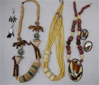 Assorted Shell Fish Necklaces and Earrings