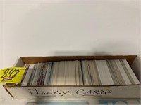 BOX OF HOCKEY CARDS OF ALL KINDS