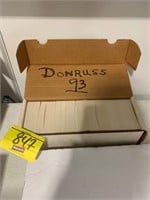 BOX OF 1993 DONRUSS BASEBALL CARDS