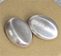 Simple Vtg. Mexico Sterling Clip Earrings
