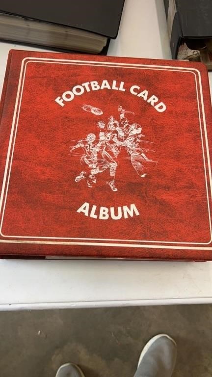 Binder Full of Vintage Football Cards