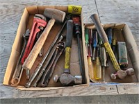 HAMMERS, SNAP ON PIPE WRENCH, NUT DRIVERS