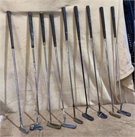 (9) Assorted Golf Putters