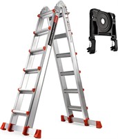 Soctone 6 Step Ladder  22 Ft  330 lbs