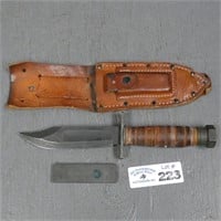 Camillus 11-1980 Pilot's Survival Knife & Sheath