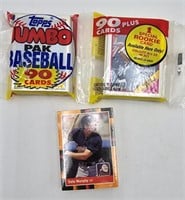 1988 Vintage Topps Baseball Jumbo Pack, and 1988