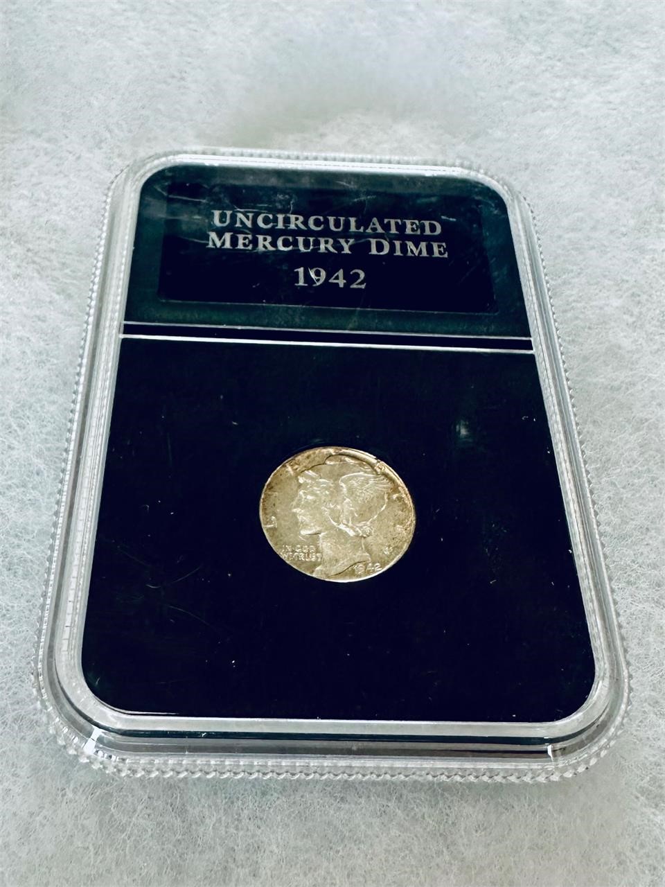 1942 uncirculated mercury dime
