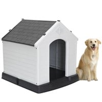 N6505  ZENY Large Pet House, Gray Top