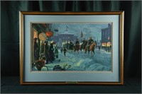 "Winter Riders" Raleigh NC 1276/3000 with COA by