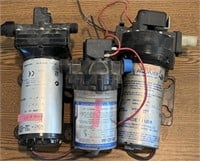 (3) Assorted Brand RV Portable Water Pumps