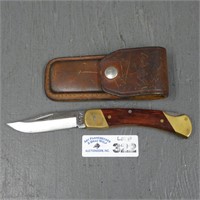 Schrade Uncle Henry LB7 Folding Knife & Sheath