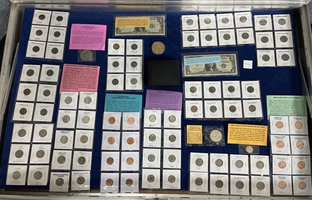 90+ Collectable Coins, Bills, Bicentennial Coin,