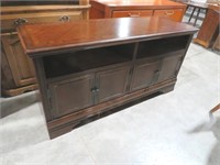 CHERRY WITH INLAID TOP 4 DO FLATSCREEN TV CABINET
