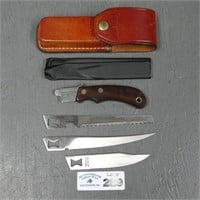 Kershaw Kai Blade Trader Knife / Saw Set & Sheath