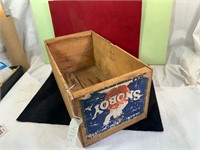 **SNOBOY WOODEN FRUIT CRATE