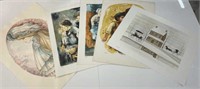 Assortment of vintage paintings, 5 pieces