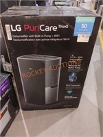 LG dehumidifier with built in pump