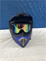 Blue And Black ATV Helmet (Brand New)