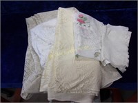 Assortment of Lace Table Cloths