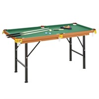N6610  Soozier 55" Portable Billiards Table Set