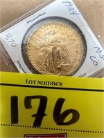 1924 20 DOLLAR GOLD PIECE