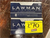 (2) LAWMAN 45 AUTO 230 GRAIN BULLETS