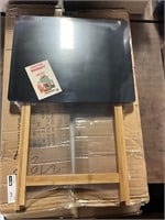 BAMBLOOM BAMBOO TV TRAY WITH BLACK TOP **BRAND