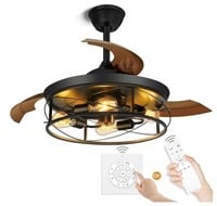 NEWORB 42Inch Retractable Ceiling Fans with