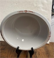 Large Signed Oriental Porcelain Bowl