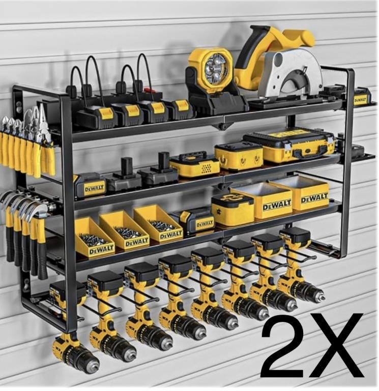 Spampur Power Tool Organizer with Charging