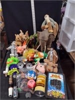 Mixed Lot of Kids Plush Toys & Figurines