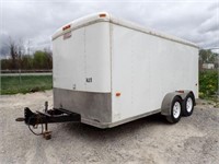 2014 Forest River 14 Ft T/A Enclosed Trailer 5NHUT