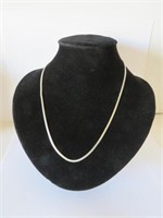 STERLING SILVER CHAIN NECKLACE