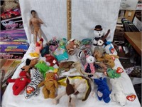 Mixed Happy Meal Beanie Babies & Figurines Lot