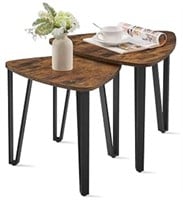 VASAGLE Nesting Coffee Tables, End Tables Set of