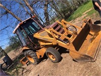 Industrial Case 580K Tractor with Loader