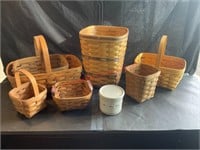Assorted Longaberger Baskets & Woven Traditions