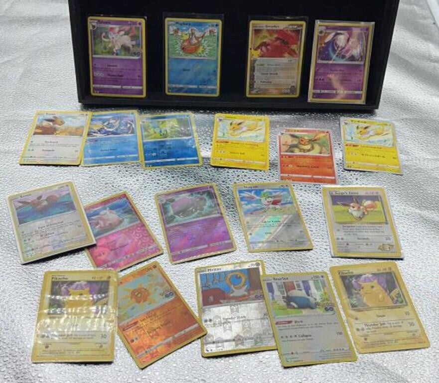 Eevee evolutions and collectable cards