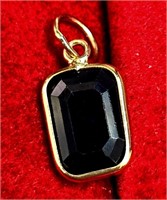 $400 10K  Sapphire(1.6ct) Pendant