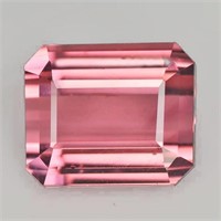 Natural Peach Pink Tourmaline 1.08 Cts { Flawless-
