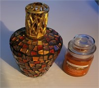 New Mosaic Oil Lamp and Candle