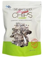 C-Weed Organic Seaweed Bugak Chips, Wasabi Flavor,