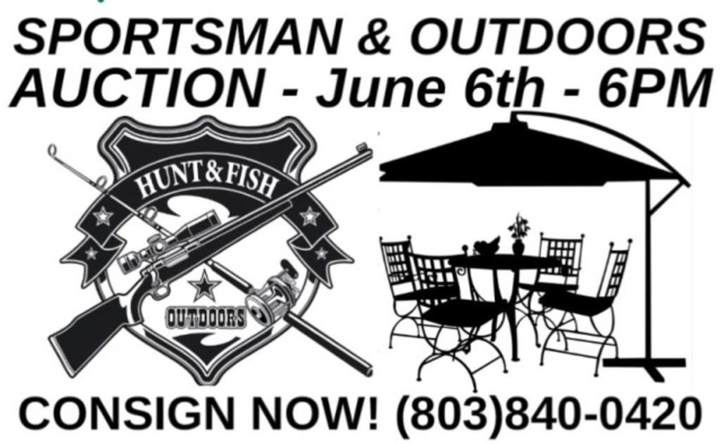 SPORTSMAN & OUTDOOR AUCTION - 6/6/24 - 6PM