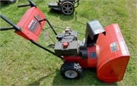 YARD MACHINES SNOW BLOWER- 8HP-
24 INCH CLEARING